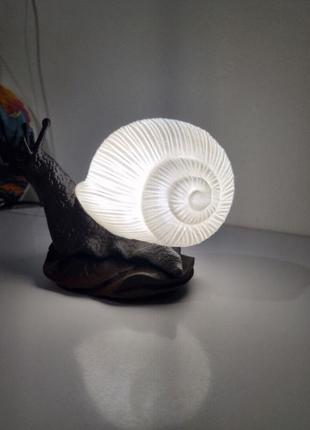 Лампа настільна равлик (ручна робота)