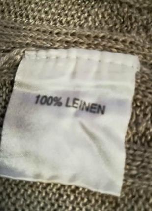 Отличный джемпер из 100% чистого натурального льна успешного немецкого бренда via appia6 фото
