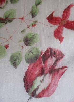 Блузка в цветочный принт, италия9 фото