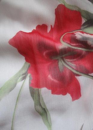 Блузка в цветочный принт, италия6 фото