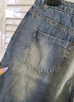Джинси слоучі zara вільного крою зі зборочками zara authentic slouchy джинси з високою талією8 фото