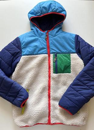 Новая фирменная куртка на весну colorblock zip-up fleece jacket7 фото