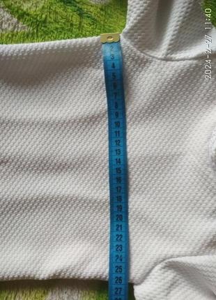 Белоснежная кофточка блузочка на девочку 1-2 года.3 фото