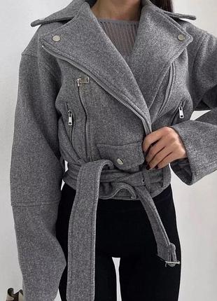 Косуха куртка кашемір