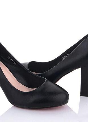 Туфли женские hongquan de1133/36 черный 36 размер