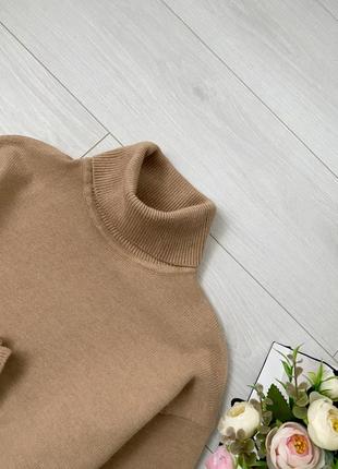 Бежевый свитер h&m, размер xs, можно s4 фото