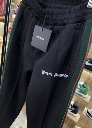 Штани palm angels red and green stripe3 фото