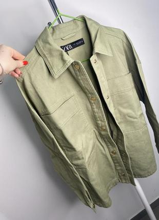 Верхня джинсова сорочка zara