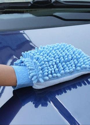 Варежка микрофибра для уборки и полировки / микрофибра для уборки перчатка рукавичка