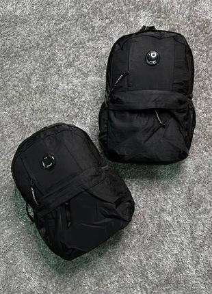 Рюкзак c.p. company/ чорний рюкзак/ базовий рюкзак/ спортивна сумка/ чорна сумка/ новий рюкзак/ оригінал