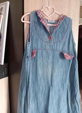 304. джинсовый сарафан 4