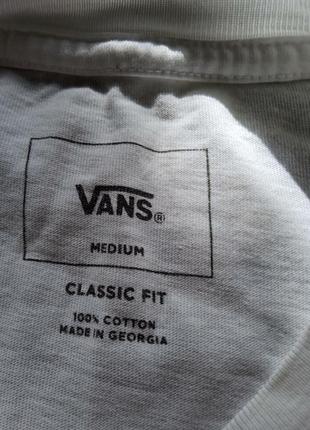 Vans white long sleeve sketch blue logo5 фото