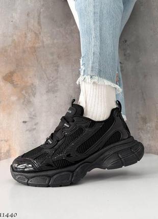 ☑ очень удобные и мягкие кроссовки ☑ цвет: черный ☑ материал: эколак+ обувной текстиль