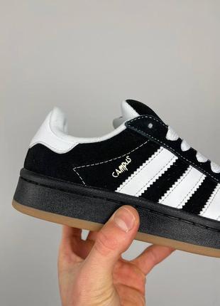 Мужские кроссовки adidas campus x korn black white3 фото