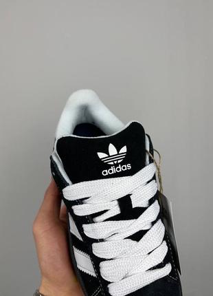 Мужские кроссовки adidas campus x korn black white6 фото