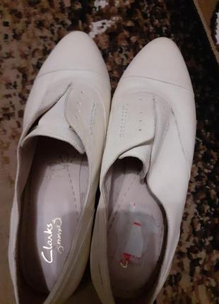Clarks туфельки кожаные