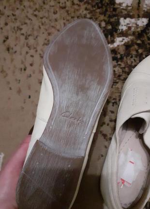 Clarks туфельки кожаные