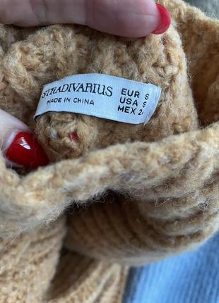 Розпродаж коричневий светр stradivarius розмір s, мʼякий4 фото