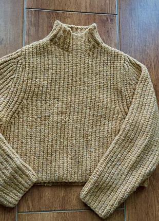 Розпродаж коричневий светр stradivarius розмір s, мʼякий3 фото