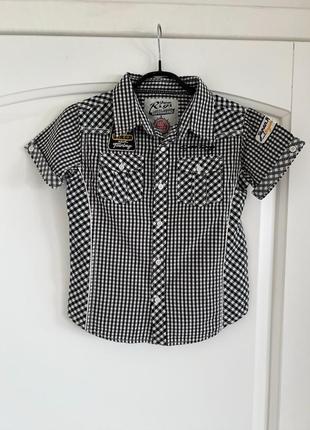 Рубашка для мальчика марки japan rags на 5-6 лет