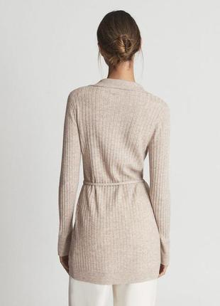 Вовняний кашеміровий кардиган-кофточка corrin cashmere blend cardigan reiss2 фото