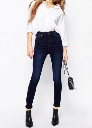 Брендовые джинсы скинни с высокой талией esmara, 12 размер.1 фото