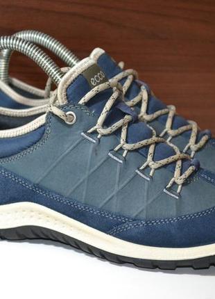 Ecco gtx 37р кроссовки ботинки кожаные оригинал демисезон7 фото
