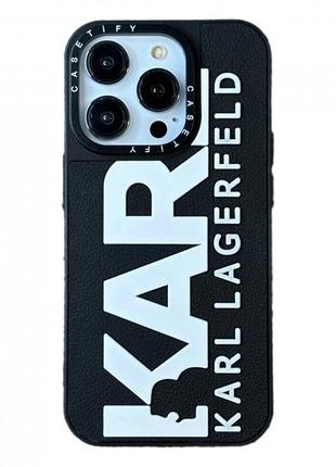 Casetify karl lagerfeld tpu case — iphone 13  — 2031 фото