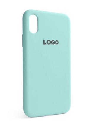 Чехол full silicone case для apple iphone x, xs new blue (67)