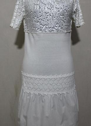 Літня біла сукня альберта феретті (alberta ferretti) оригінал8 фото