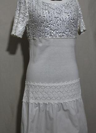 Літня біла сукня альберта феретті (alberta ferretti) оригінал9 фото