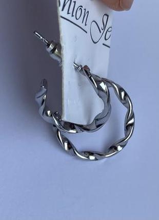 Серьги кольца