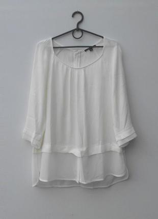 Блузка з віскози з рукавом 3/4