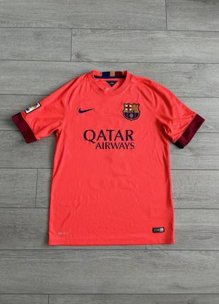 Barcelona nike football shirt soccer jersey m size футбольна футболка барселона найк