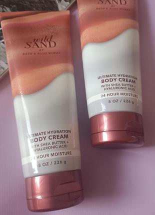 Парфюмированный крем для тела wild sand bath &amp; body works