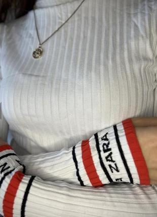 Белый гольф от zara размер xs