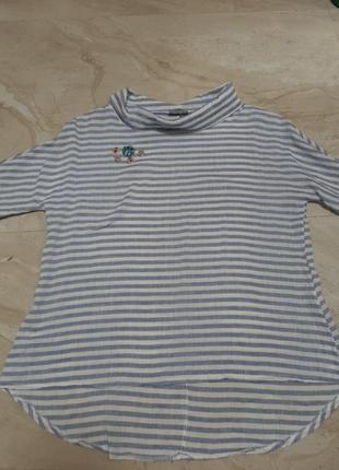 Льняная блуза  италия5 фото