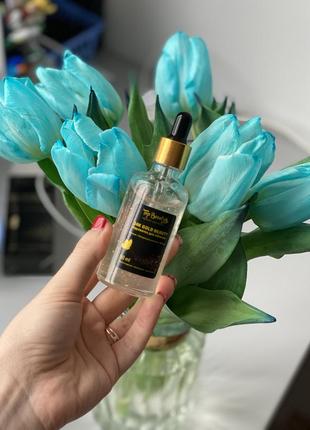 Сироватка для обличчя 24к gold beauty serum з колоїдним золотом, гіалуроновою кислотою, колагеном, пептидами