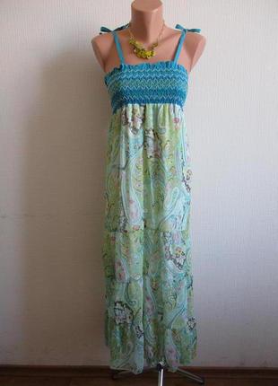 Платье-юбка на тонких бретелях4 фото