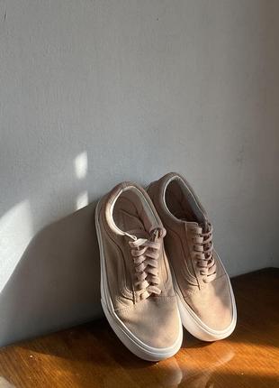 Кроссовки vans old school на высокой подошве