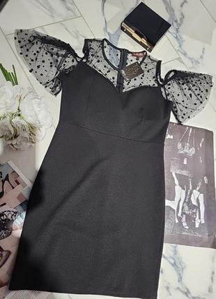 Черное мини платье!
