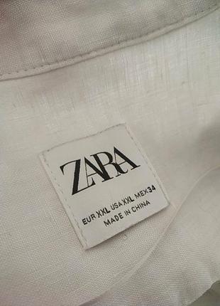 Лляна сорочка zara3 фото