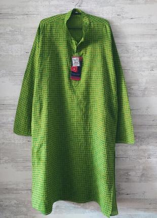 Нове легке плаття вільного крою салатового кольору 48-50 розміру5 фото
