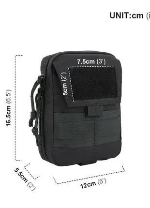 Багатофункціональна сумка для гаджетів, edc з cordura® , ykk®2 фото