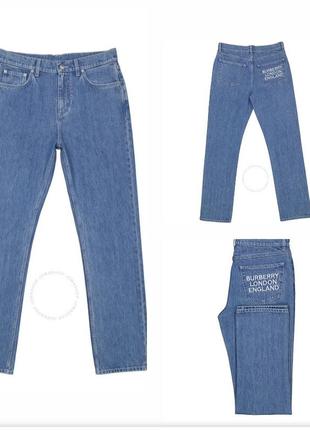 Джинсы унисекс большой размер burberry london р.38