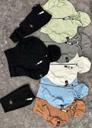 Zip hoodie stone island