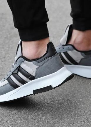 Кроссовки adidas серые5 фото