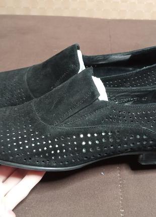 Мужские черные туфли от украинского бренда braska, р. 42.