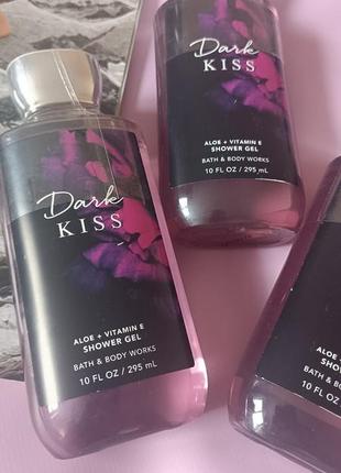 Парфумований гель для душу dark kiss bath & body works