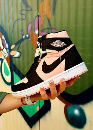 Женские кроссовки jordan retro 1 high люкс качество